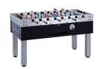 Fussballtisch World Champion F1 TV STAR, 4 Tage bespielt mit Glasspielfeld-/W/H Silver/schwarz