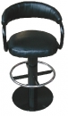 Barhocker drehbar mit Armlehnen schwarz