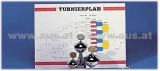 Turnierplan mit Stift u. Aufh�ngung