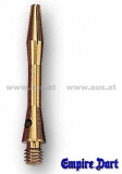 Schaftset Alu mittel, Gold