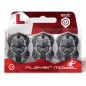 Preview: L-Style Flight Set (3 pcs) Standard Standard Berry Van Peer v4 Type D  L1EZ Clear White