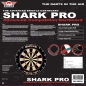 Preview: Dartboard Shark Pro inklusive Wandhalterung