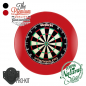 Preview: Dartarena Premium Dartboard mit Auffangring