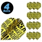 Preview: 4 Flight (12 pcs) Dimitri van den Bergh yellow Pro Ultra N02