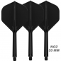 Preview: K-FLEX (3 pcs) Flight & Shaft (No 2) black polished