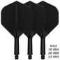 Preview: K-FLEX (3 pcs) Flight & Shaft (No 2) black polished