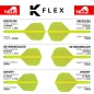 Preview: K-FLEX (3 pcs) Flight & Shaft (No 6) neon yellow