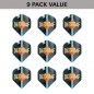 Preview: 3 Flight Set (9 pcs) Jeffrey de Graaf  Pro Ultra NO 2