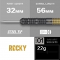 Preview: Steel Dartset (3 Stk.) Josh Rock Brass 22g 2025