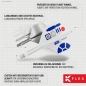 Preview: K-FLEX (3 Stk) Flight & Schaft R2D2 Starwars (No 6)