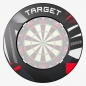 Preview: Target Patterned Notched Surround – Schwarz