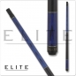 Preview: Pool Queue 2-tlg.Matte Blue Pro Klebleder 13 mm, L:145 cm