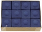 Preview: Billard Kreide Buffalo Blau 12 Stück