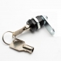 Preview: Tumbler Key Lock KD 22 mm - 7/8" black