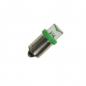 Preview: Flipper LED BA9S 6,3 Volt AC klare konkave Linse 140°