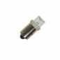 Preview: Flipper LED BA9S 6,3 Volt AC klare konkave Linse 140°