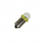 Preview: Flipper LED BA9S 6,3 Volt AC klare runde kurze Linse 90°