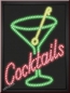 Preview: LED "Cocktails groß" 66x50cm