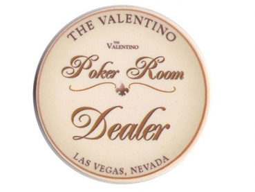Poker Dealer Chip Valentino