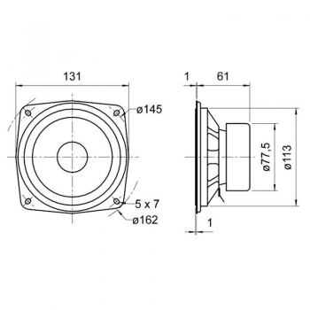 Lautsprecher SC 13 8 Ohm