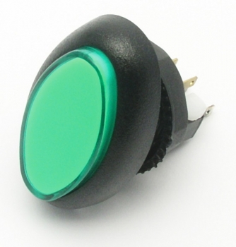 Leuchttaster oval grün komplett mit Mikroschalter