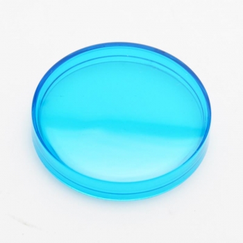 Kappe für 61 mm Leuchttaster rund Farbe blau