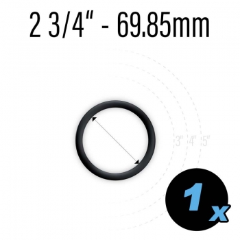 Rubber ring 2 3/4" black