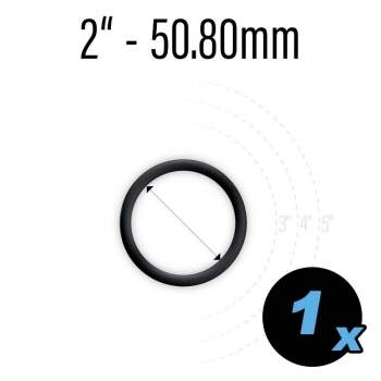 Rubber ring 2" black