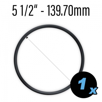 Rubber ring 5 1/2" black