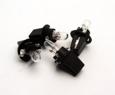 Lamp holder T1 1/2 5 mm with lamp