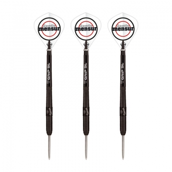 Steel Dartset (3 Stk) Champion Mensur Suljovic black Edition