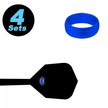 4 Slot Lock fixing ring blue (12 pcs.)