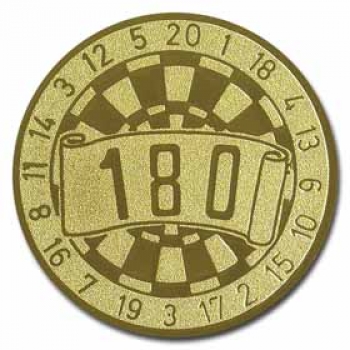 Pokal Emblem Dart 180 Gold