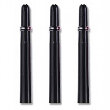 35 mm M3 Nylon-Schaft-Set mittel mit Federring schwarz
