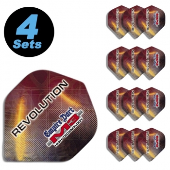 4 Flight Sets (12 Stk) Standard M3 Polyester Extra fest Revolution