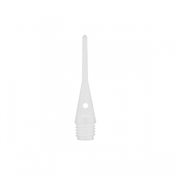Darttip Gold Star 1/4 " white bag of 500 pcs