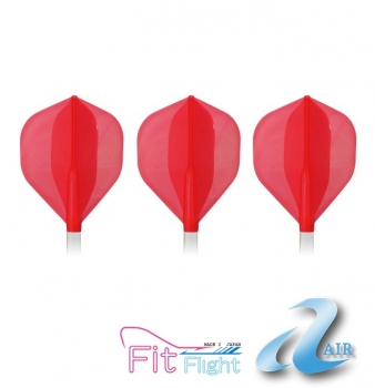 SET OF 3 COSMO DARTS FIT FLIGHT AIR STANDARD RED 