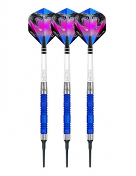 20 g Darts (3 pcs) Peter Wright Euro 11 Element blau Snakebite