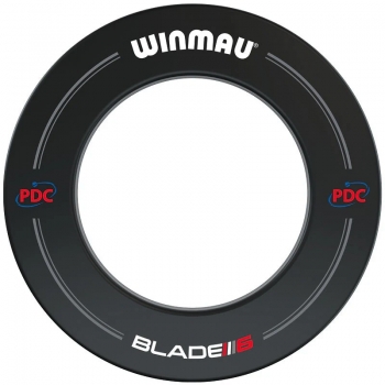 PDC Dartboard Aufangring schwarz