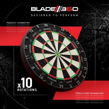 Preview: Dartboard Winmau 360* Triple Core Carbon