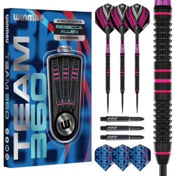 24g Steel Dartset Rebecca Allen Team 360