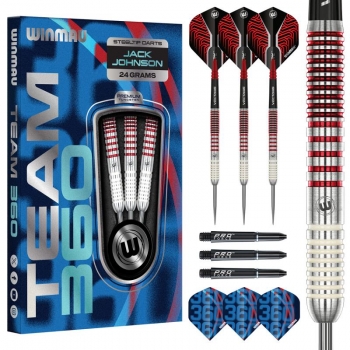 24g Steel Dartset Jack Johnson Team 360