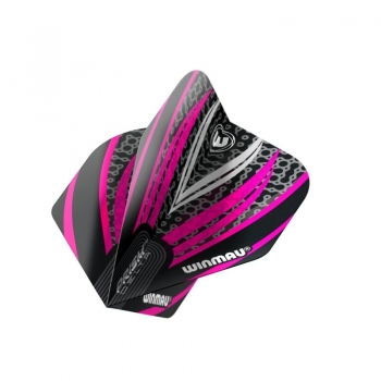 Flight Set Prism Delta schwarz-weiß-pink 02 Winmau