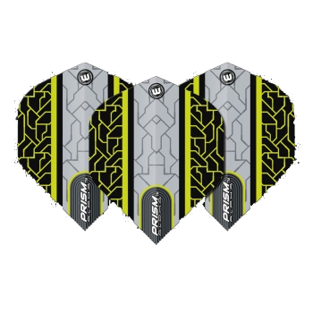 Flight Set Prism Delta Alpha schwarz & gelb  02 Winmau