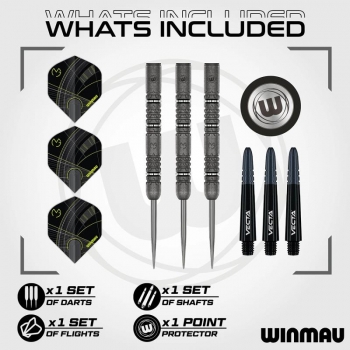 Steel Dartset (3 Stk) MvG Signatur Edition 90% Tungsten