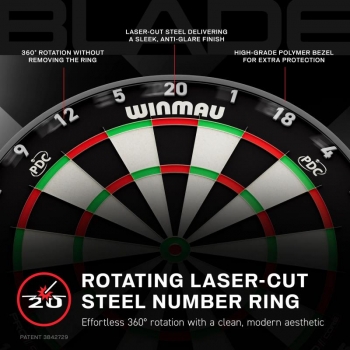 Dartboard Winmau Blade X Offizielles PDC Dartscheibe