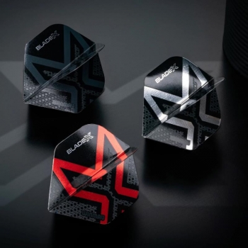 Flight Set Blade X - Prism Delta Metallic Schwarz & Rot