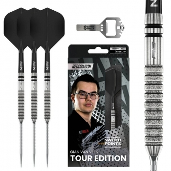 Steel Dartset Gian van Veen Tour Edition 22g