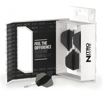 Red Dragon Nitro Flite – Schaft Weiß & Flight Schwarz (Form 02)