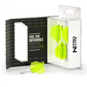 Red Dragon Nitro Flite – Schaft Weiß & Flight Gelb (Form 02)